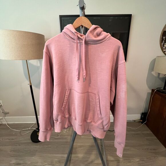 rag & bone - Damon French Terry Hoodie - Pink - Picture 1 of 8